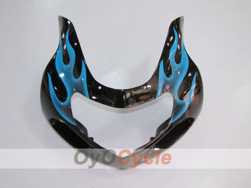 Injection Fairing kit for 00-03 GSX R750 - Blue, Black - Flame #OYO87901046