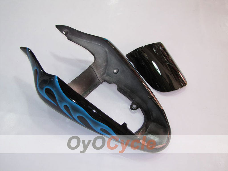 Injection Fairing kit for 01-03 GSX R600 - Blue, Black - Flame #OYO87901043