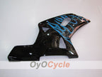 Injection Fairing kit for 01-03 GSX R600 - Blue, Black - Flame #OYO87901043