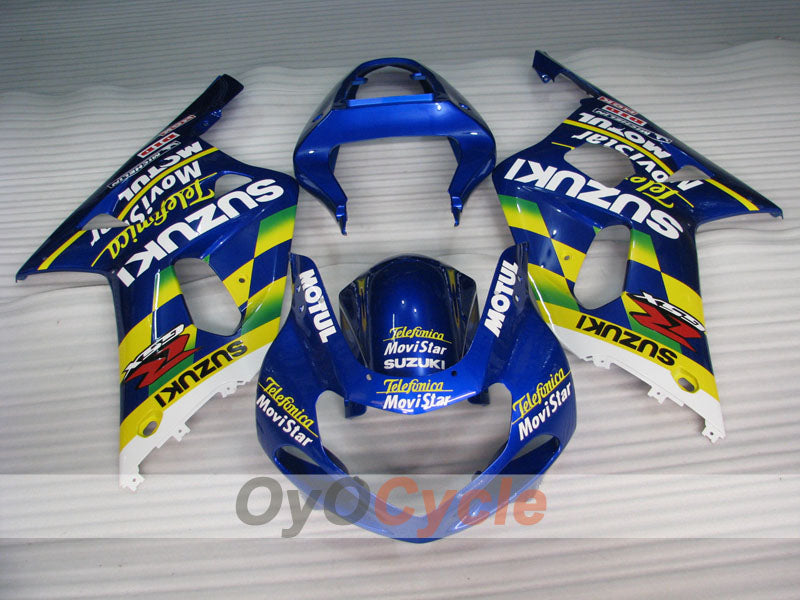 Injection Fairing kit for 00-03 GSX R750 - Blue - MOTUL #OYO87905138 Secondary image