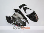 Injection Fairing kit for 04-05 NINJA ZX-10R - Black, Silver - Flame #OYO87902819