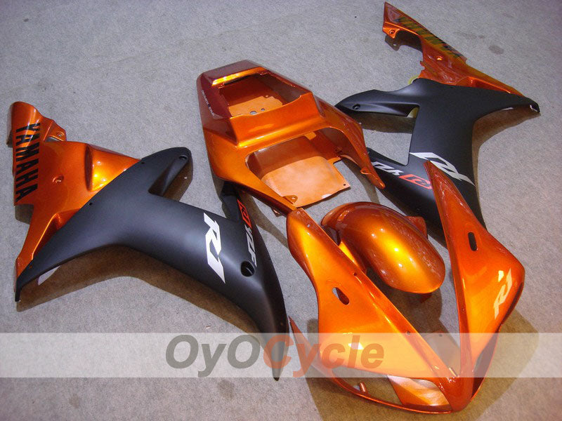 Injection Fairing kit for 02-03 YZF-R1 - Orange, Black, Matte - Factory Style #OYO87900814