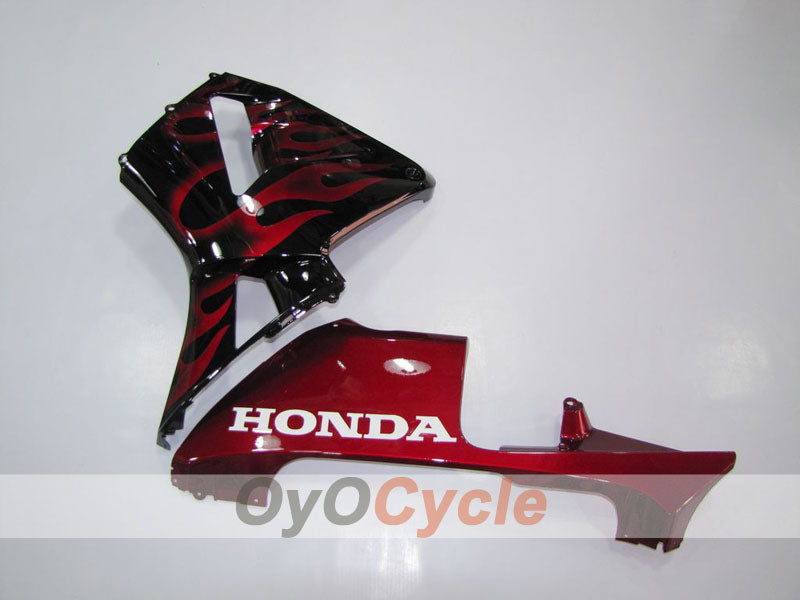 Injection Fairing kit for 03-04 CBR600RR - Red, Black - Flame #OYO87902509 Secondary image