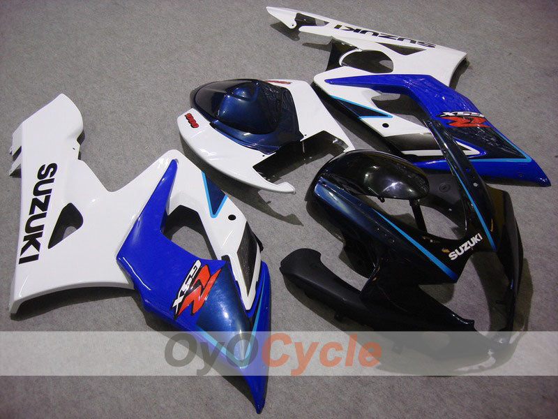 Injection Fairing kit for 05-06 GSX R1000 - Blue, White - Factory Style #OYO87902023 Main image