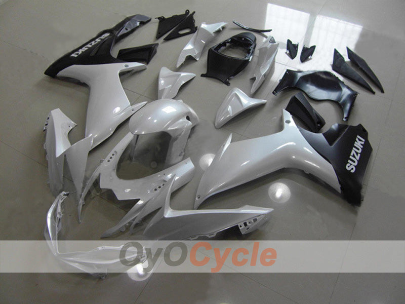 Injection Fairing kit for 11-26 GSX R750 - White, Black - Factory Style #OYO87903208 Main image