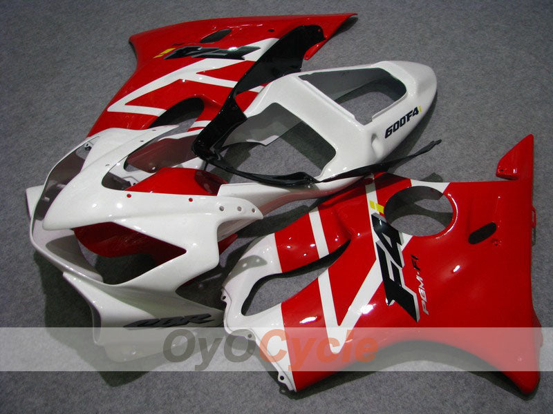Injection Fairing kit for 01-03 CBR600F4i - Red, White - Factory Style #OYO87900173