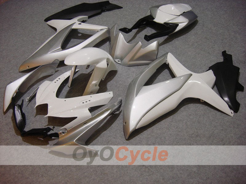 Injection Fairing kit for 08-10 GSX R600 - White, Silver - Factory Style #OYO87901667