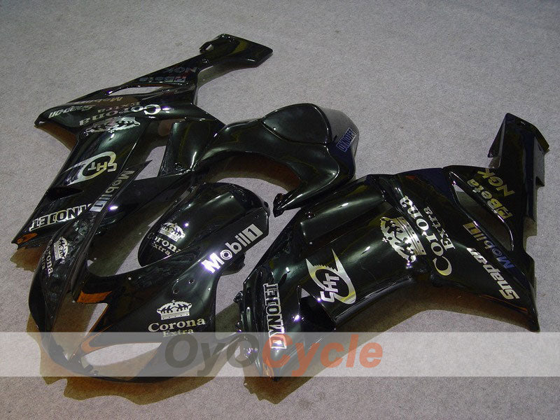 Injection Fairing kit for 07-08 NINJA ZX-6R - Black - Corona #OYO87901901