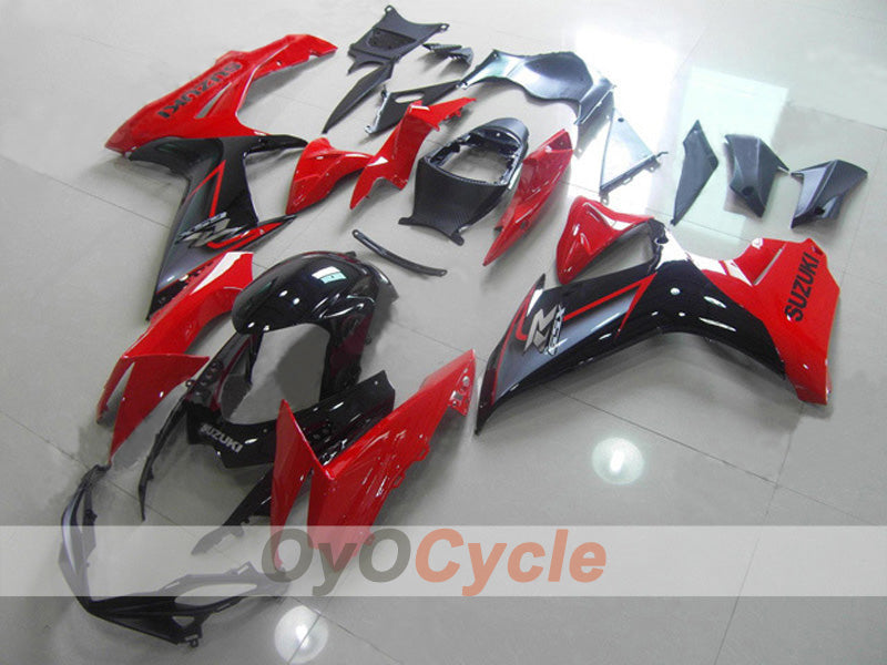 Injection Fairing kit for 11-26 GSX R750 - Red, Black - Factory Style #OYO87903209