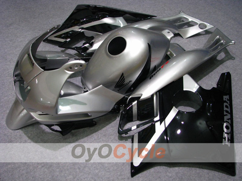 Fairing kit for 91-94 Honda CBR600 F2 - Black, Silver - Factory Style #OYO87903100