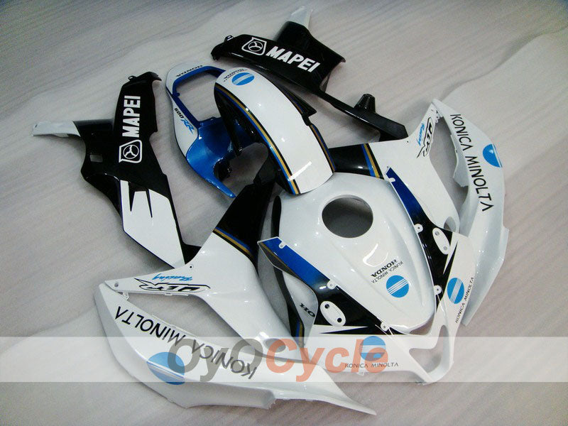 Injection Fairing kit for 07-08 CBR600RR - White, Black - Konica Minolta #OYO87900369 Main image