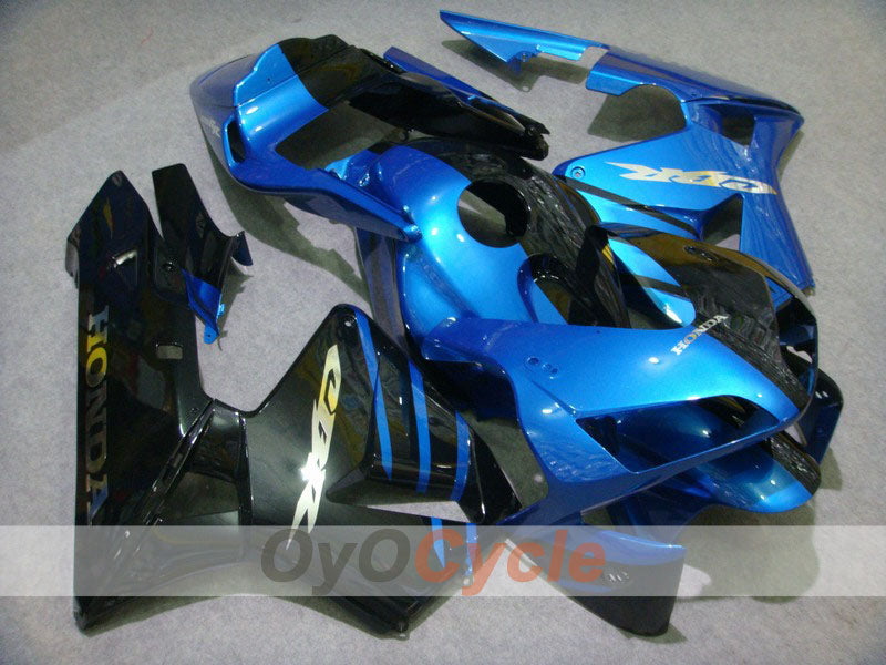 Injection Fairing kit for 03-04 CBR600RR - Blue, Black - Factory Style #OYO87902567 Main image