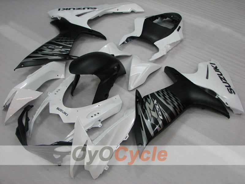 Injection Fairing kit for 11-26 GSX R600 - White, Black - Factory Style #OYO87903214