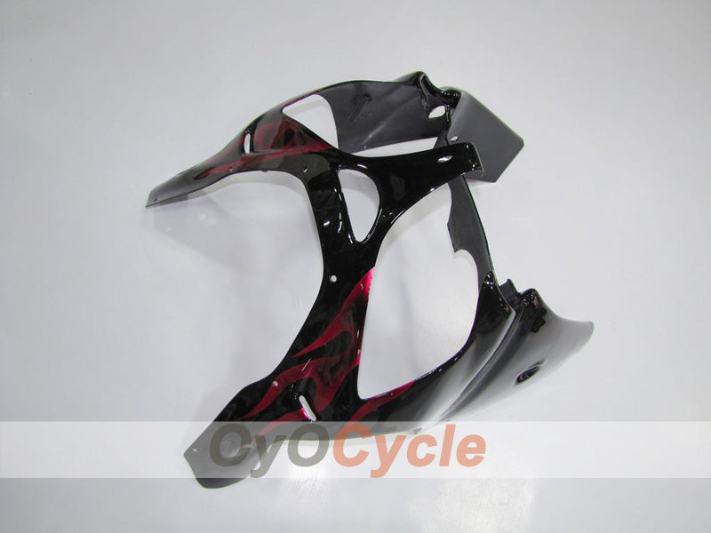 Fairing kit for 00-01 NINJA ZX-9R - Red, Black - Flame #OYO87903025