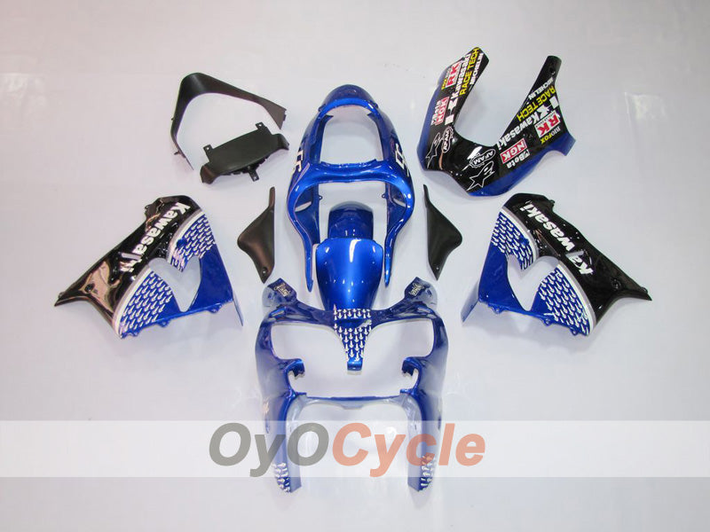 Fairing kit for 00-01 NINJA ZX-9R - Blue, Black - Nakano #OYO87903032 Main image