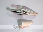 Injection Fairing kit for 07-08 NINJA ZX-6R - Red, Silver - Flame #OYO87901933