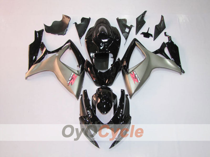 Injection Fairing kit for 06-07 GSX R750 - Black, Grey - Factory Style #OYO87901314