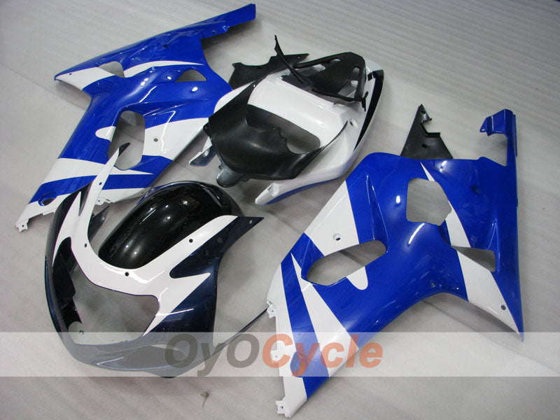 Injection Fairing kit for 00-02 GSX R1000 - Blue, White, Black - Factory Style #OYO87905197