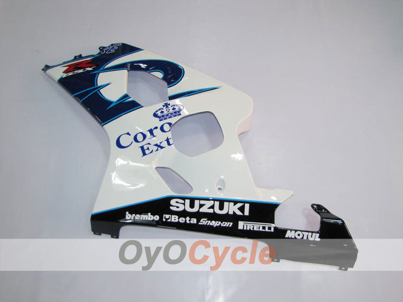 Injection Fairing kit for 04-05 GSX R750 - Blue, White - Corona #OYO87901237 Secondary image