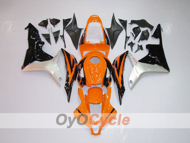 Injection Fairing kit for 07-08 CBR600RR - Orange, Black - Factory Style #OYO87900379 Main image