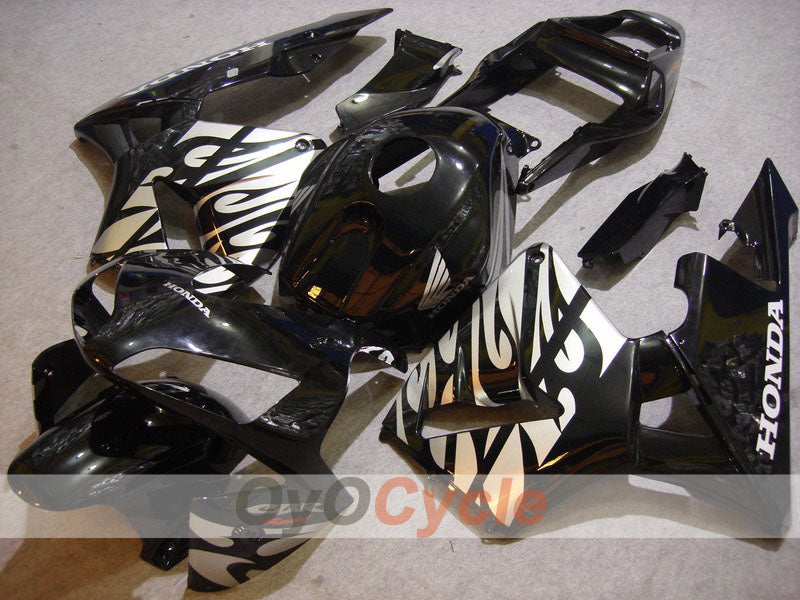 Injection Fairing kit for 03-04 CBR600RR - Black, Silver - Factory Style #OYO87902597
