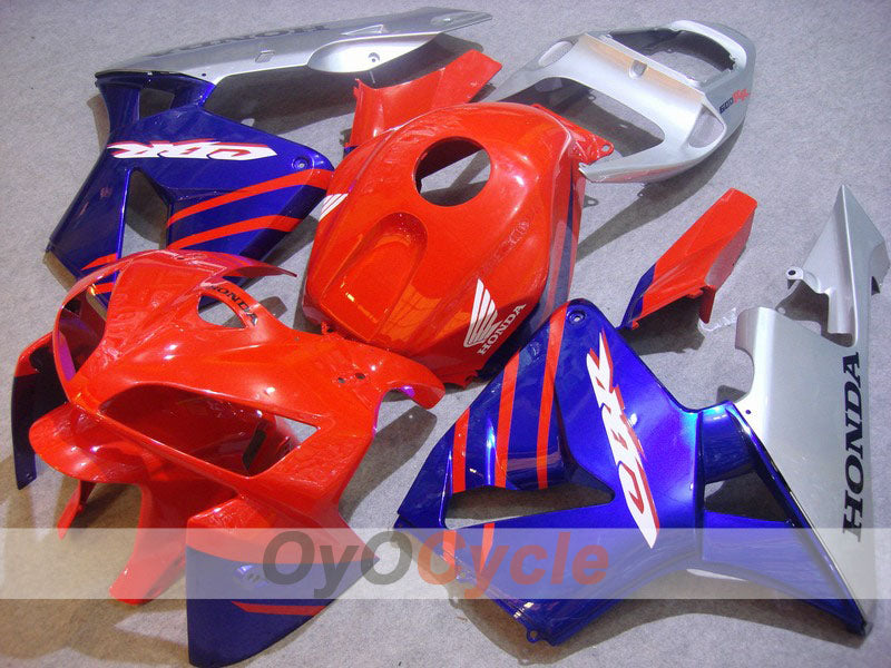 Injection Fairing kit for 05-06 CBR600RR - Red, Blue - Factory Style #OYO87900306 Main image