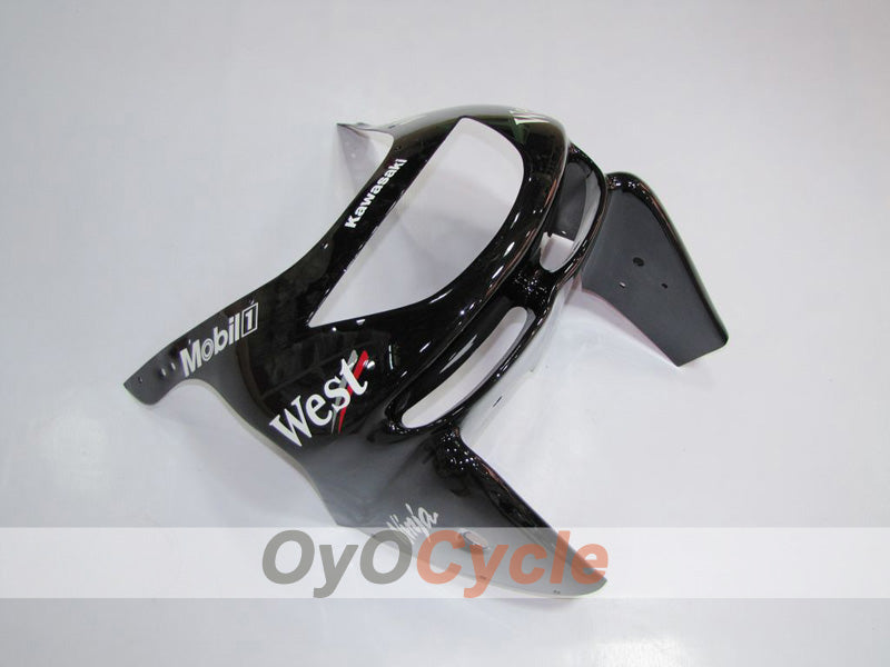 Fairing kit for 98-99 NINJA ZX-9R - White, Black - West #OYO87903022