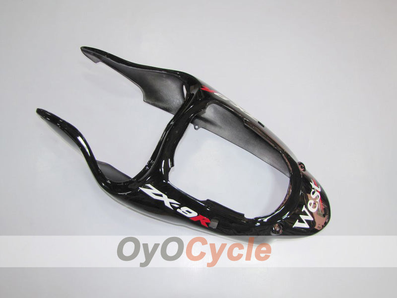 Fairing kit for 98-99 NINJA ZX-9R - White, Black - West #OYO87903022