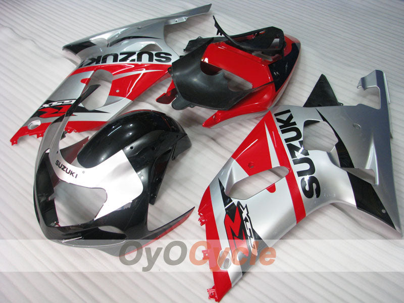 Injection Fairing kit for 00-03 GSX R750 - Red, Black, Silver - Factory Style #OYO87905139 Secondary image