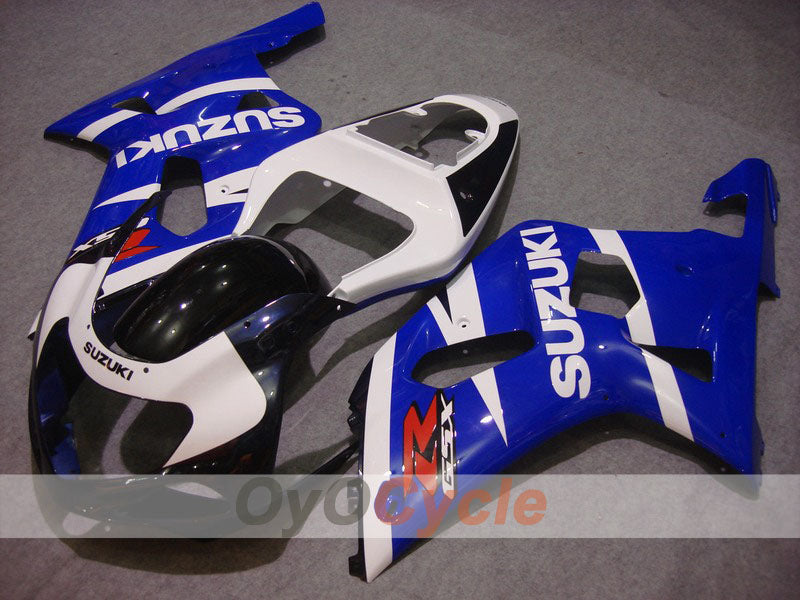 Injection Fairing kit for 00-02 GSX R1000 - Blue, Black - Factory Style #OYO87901784 Main image