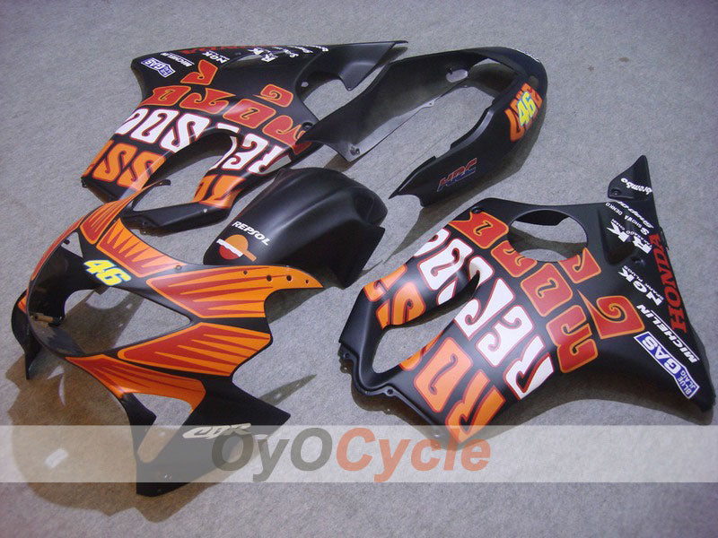 Injection Fairing kit for 99-00 CBR600F4 - Red, Black, Matte - MICHELIN, Repsol #OYO87900139 Main image