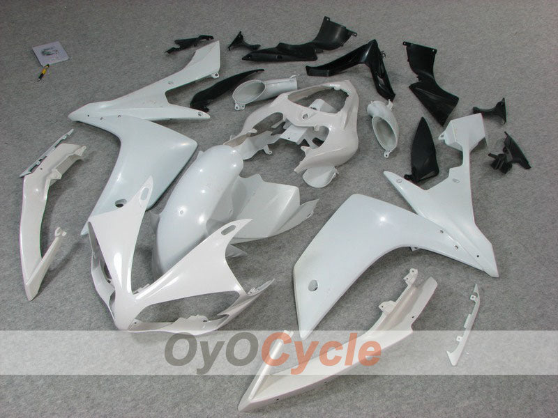 Injection Fairing kit for 07-08 YZF-R1 - White, Black - Factory Style #OYO87900876 Main image
