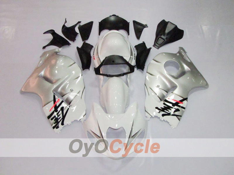 Injection Fairing kit for 99-07 GSXR1300 Hayabusa - White, Silver - Factory Style #OYO87902885