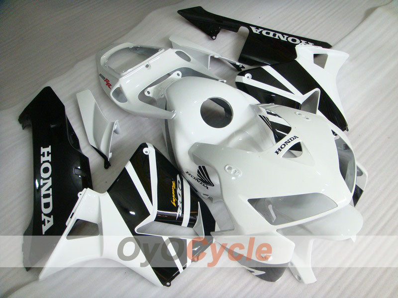 Injection Fairing kit for 05-06 CBR600RR - White, Black - Factory Style #OYO87900308 Main image