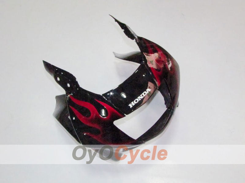 Injection Fairing kit for 95-96 CBR600F3 - Red, Black - Flame #OYO87902853