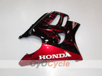 Injection Fairing kit for 97-98 CBR600F3 - Red, Black - Flame #OYO87902855