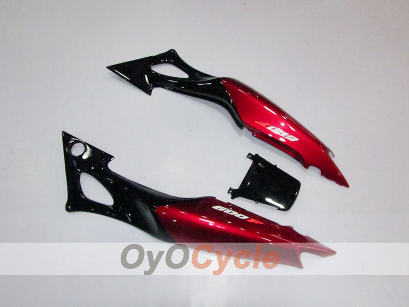 Injection Fairing kit for 97-98 CBR600F3 - Red, Black - Flame #OYO87902855