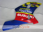 Injection Fairing kit for 01-03 GSX R600 - Yellow, Blue - Movistar #OYO87901060