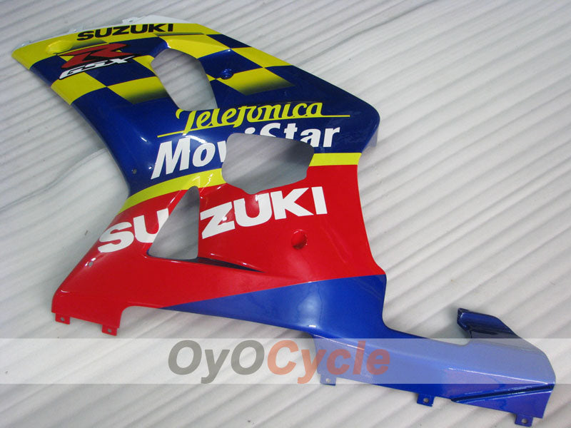 Injection Fairing kit for 00-02 GSX R1000 - Blue - Movistar #OYO87905227