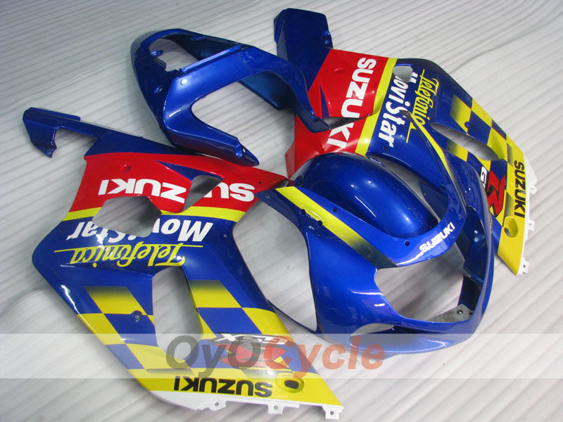 Injection Fairing kit for 00-02 GSX R1000 - Blue - Movistar #OYO87905227
