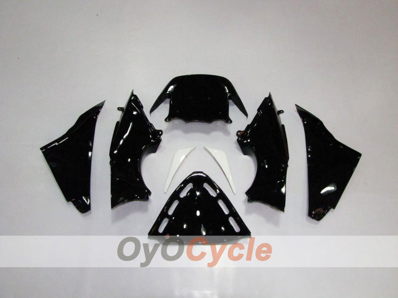 Injection Fairing kit for 02-05 NINJA ZX-12R - White, Black - West #OYO87903116
