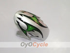 Injection Fairing kit for 07-08 CBR600RR - Green, Silver - Flame #OYO87900357