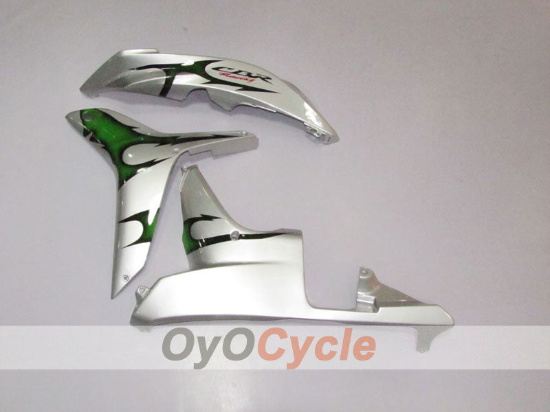 Injection Fairing kit for 07-08 CBR600RR - Green, Silver - Flame #OYO87900357 Secondary image