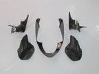Injection Fairing kit for 99-00 CBR600F4 - Orange, Black - Flame #OYO87902857
