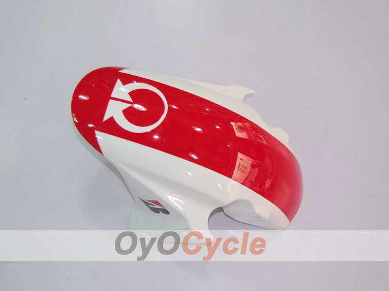 Injection Fairing kit for 03-04 CBR600RR - Red, White - PRAMAC #OYO87902593