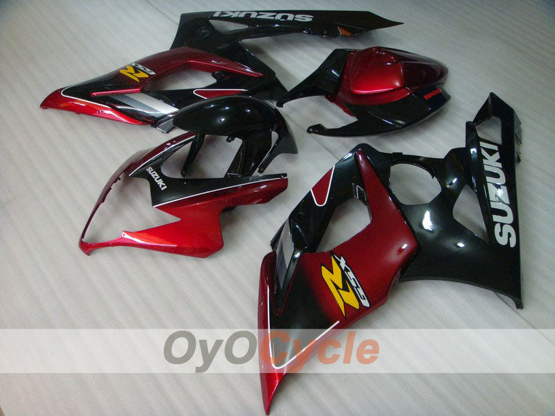 Injection Fairing kit for 05-06 GSX R1000 - Red, Black - Factory Style #OYO87902028 Main image