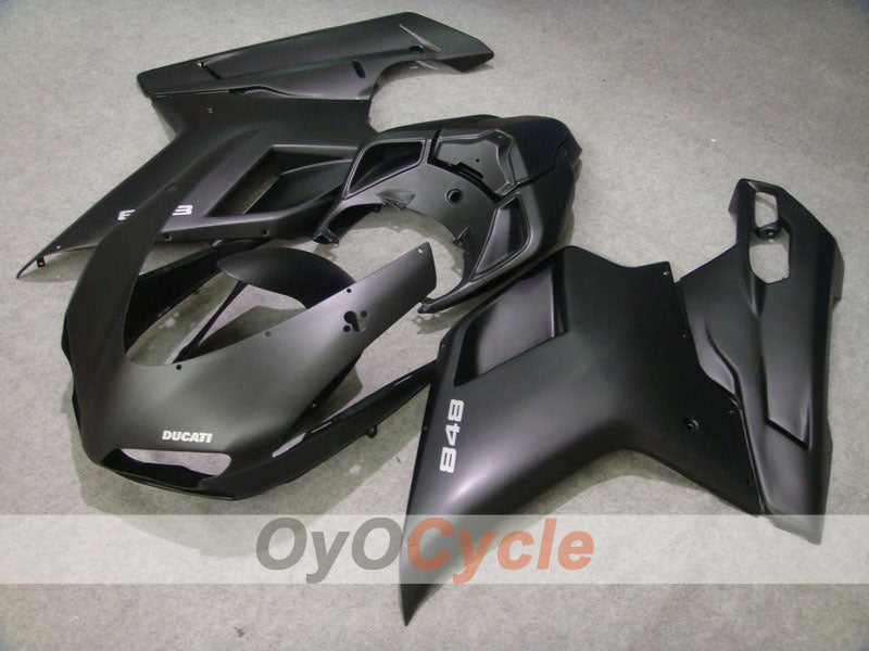 Injection Fairing kit for 07-09 Ducati 1098 - Black, Matte - Factory Style #OYO87902291 Main image