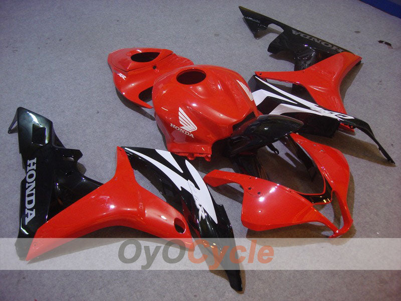 Injection Fairing kit for 07-08 CBR600RR - Red, Black - Factory Style #OYO87900397