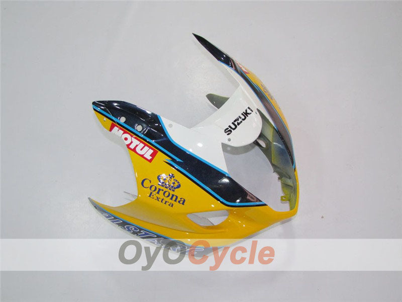 Injection Fairing kit for 03-04 GSX R1000 - Yellow, Black - Corona #OYO87901813