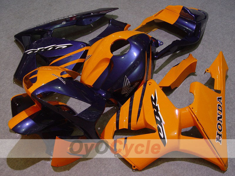 Injection Fairing kit for 03-04 CBR600RR - Yellow, Blue - Factory Style #OYO87902603 Main image